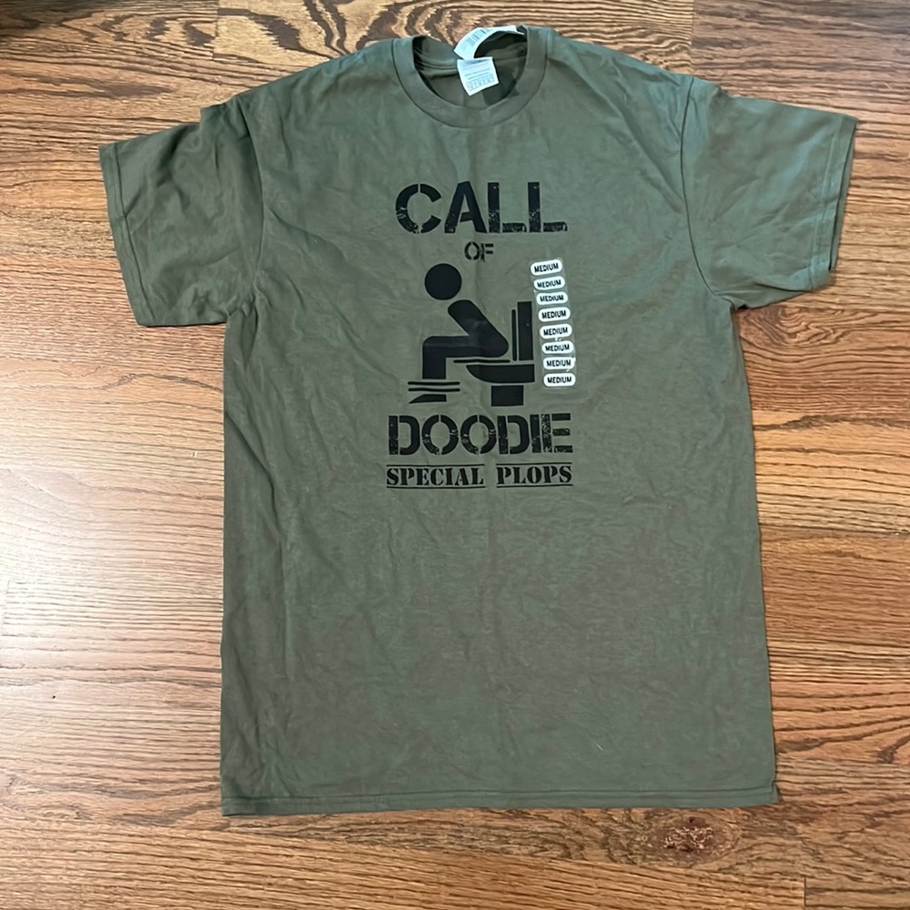 T-shirt size Adult M; New; never worn; excellent condition